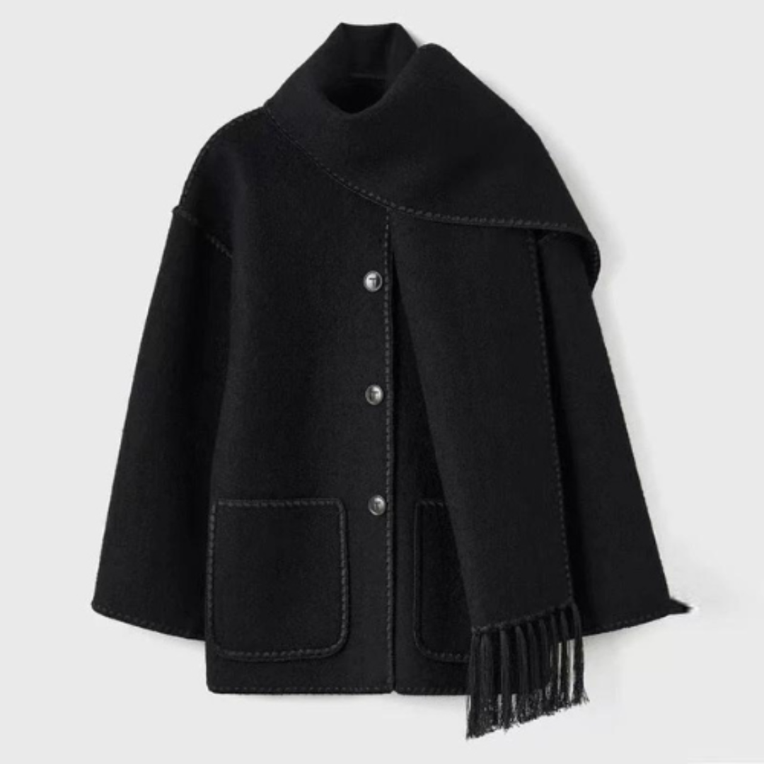 Viona™ - Comfortable wool cape jacket