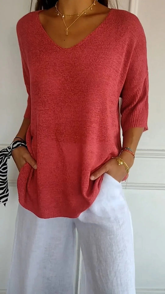Mia™ Elegant Knit Top